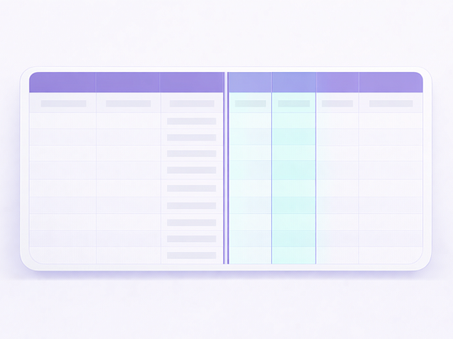 Как выделить столбец и несколько столбцов