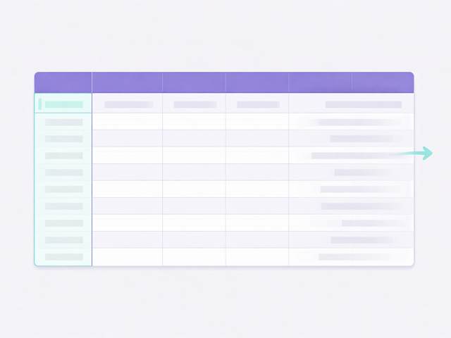 Как закрепить столбец в Excel при прокрутке