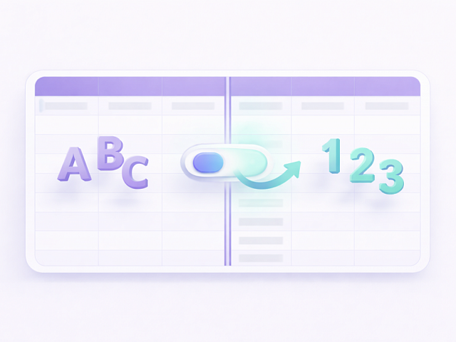 Почему столбцы стали цифрами и как вернуть буквы