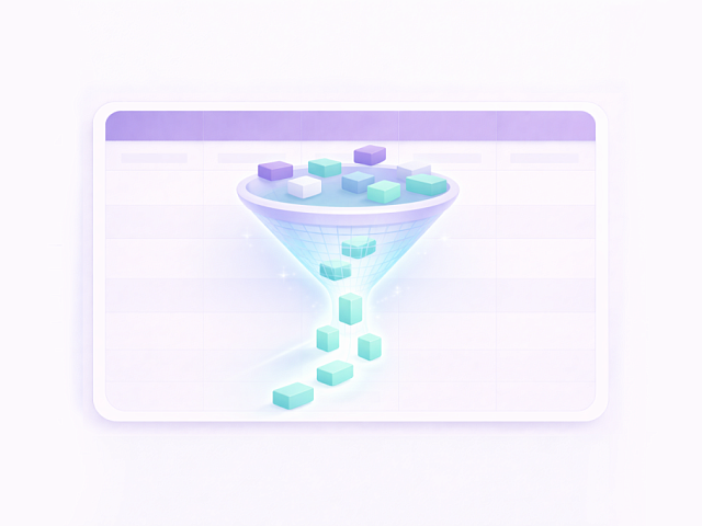 Фильтр и сортировка в Умной таблице Excel