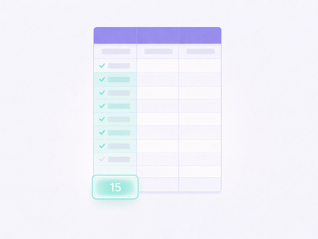 Как посчитать количество значений в столбце Excel