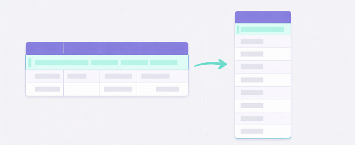 Как преобразовать строку в столбец и наоборот в Excel