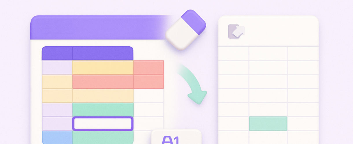 Как удалить форматирование в Excel и не потерять данные: 6 рабочих способов