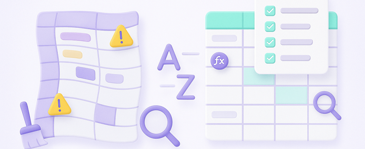 Как навести порядок в таблице Excel: мини-методичка