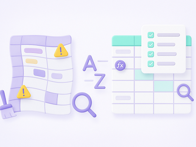 Как навести порядок в таблице Excel: мини-методичка